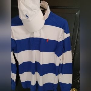 Mens Polo Ralph Lauren Rugby top and Polo Baseball hat